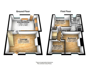Floor plan only with property visit